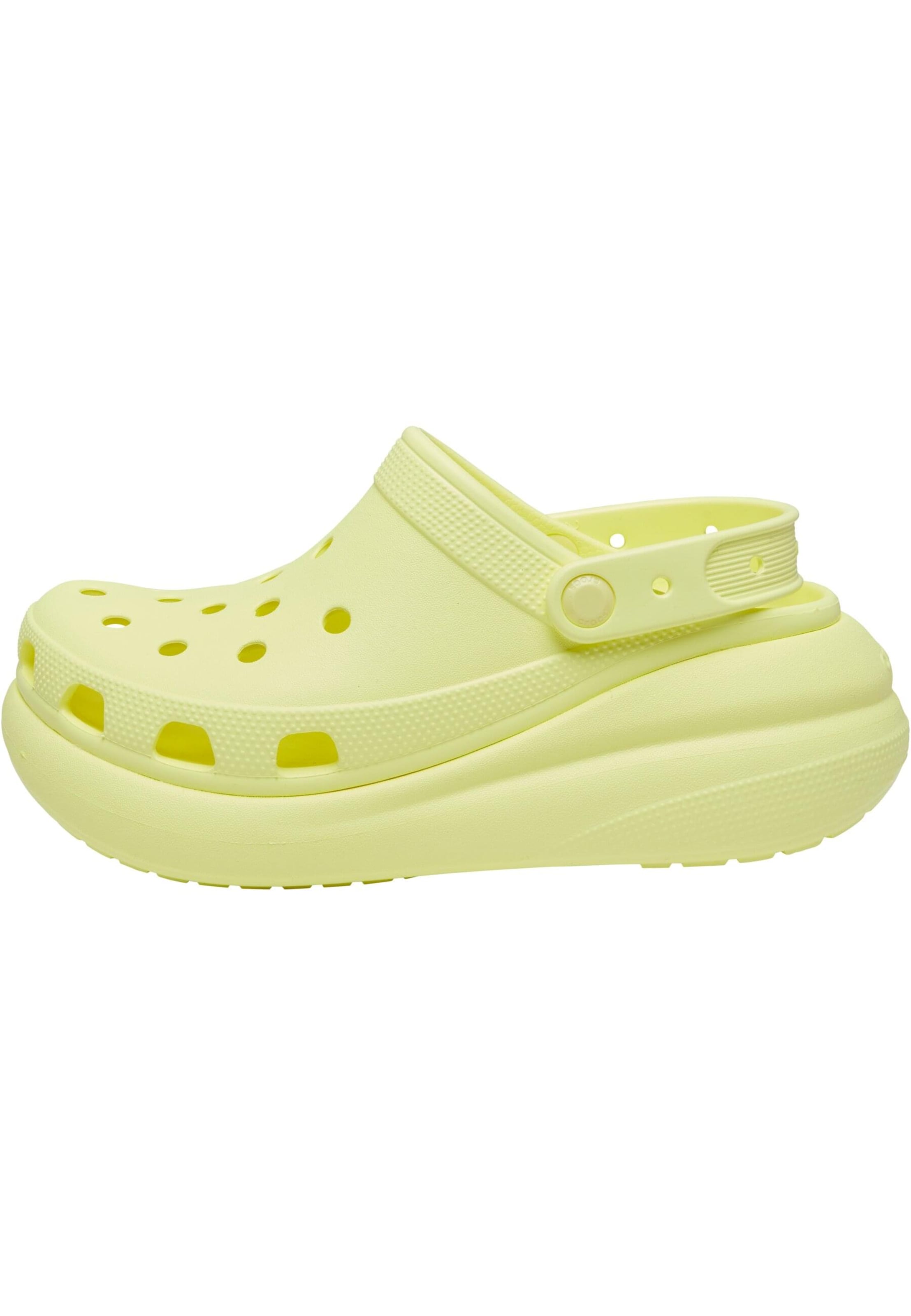 Crocs Pantofle 'Classic Crush' – žlutá: přední strana