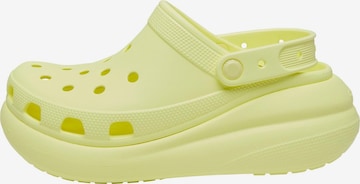 Sabots 'Classic Crush' Crocs en jaune : devant