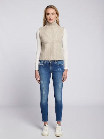 Goldgarn Skinny Jeans in Blau