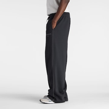 Wide Leg Pantalon 'Trackside' new balance en noir