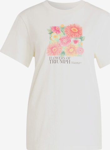ADIDAS SPORTSWEAR - Camiseta funcional 'Floral' en blanco: frente