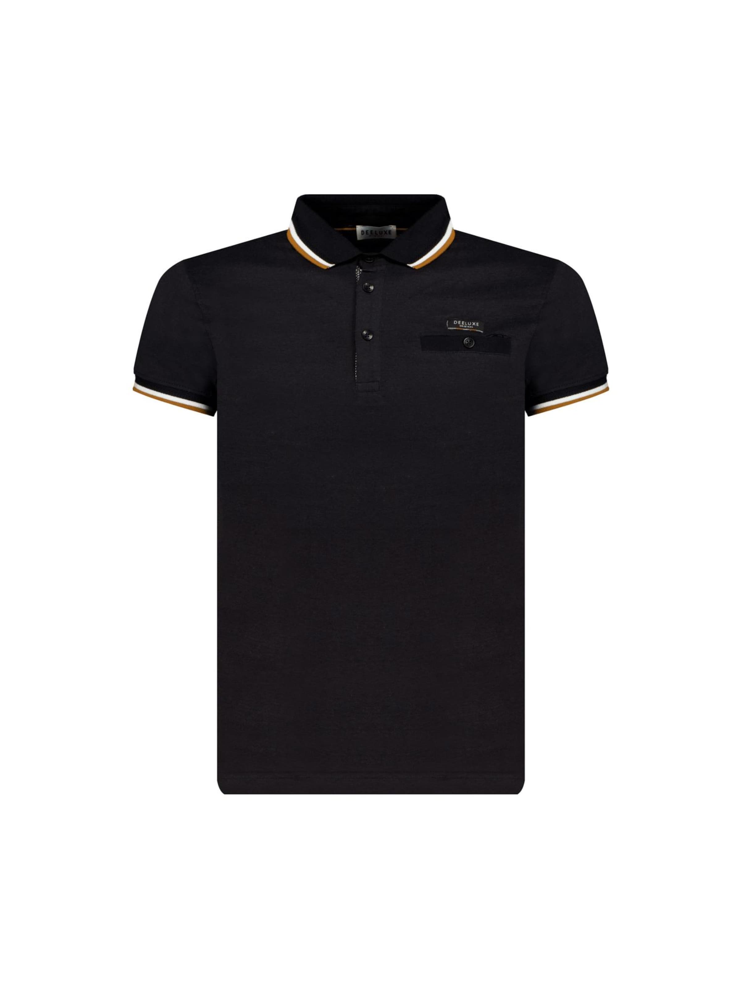 Deeluxe Shirt 'Drexler' in Zwart: voorkant