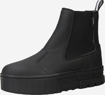 PUMA Chelsea boots in Zwart: voorkant