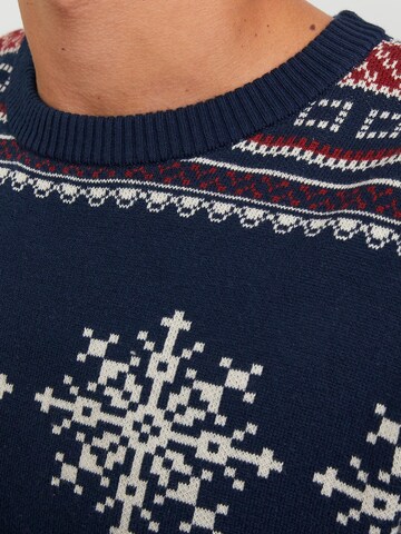 Pull-over 'SNOWBALL' JACK & JONES en bleu