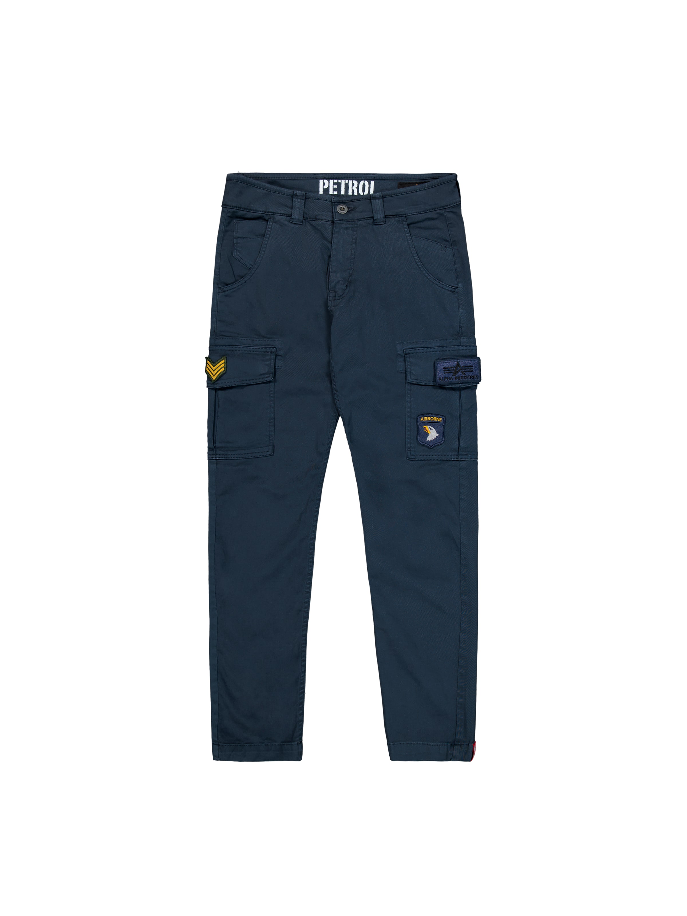 ALPHA INDUSTRIES Cargohose 'Petrol Patch' in navy, Produktansicht