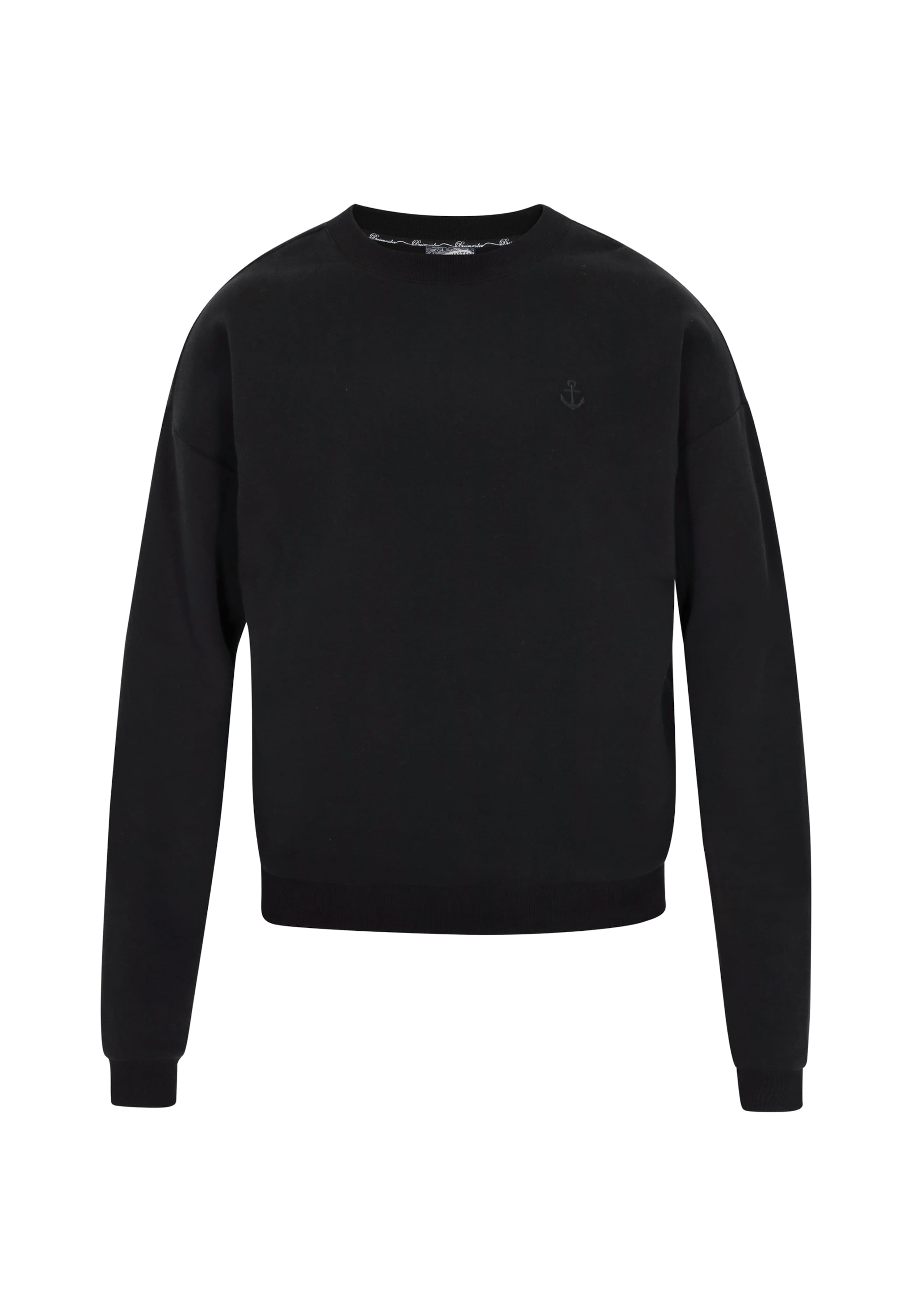 Sweat-shirt DreiMaster Vintage en noir : devant
