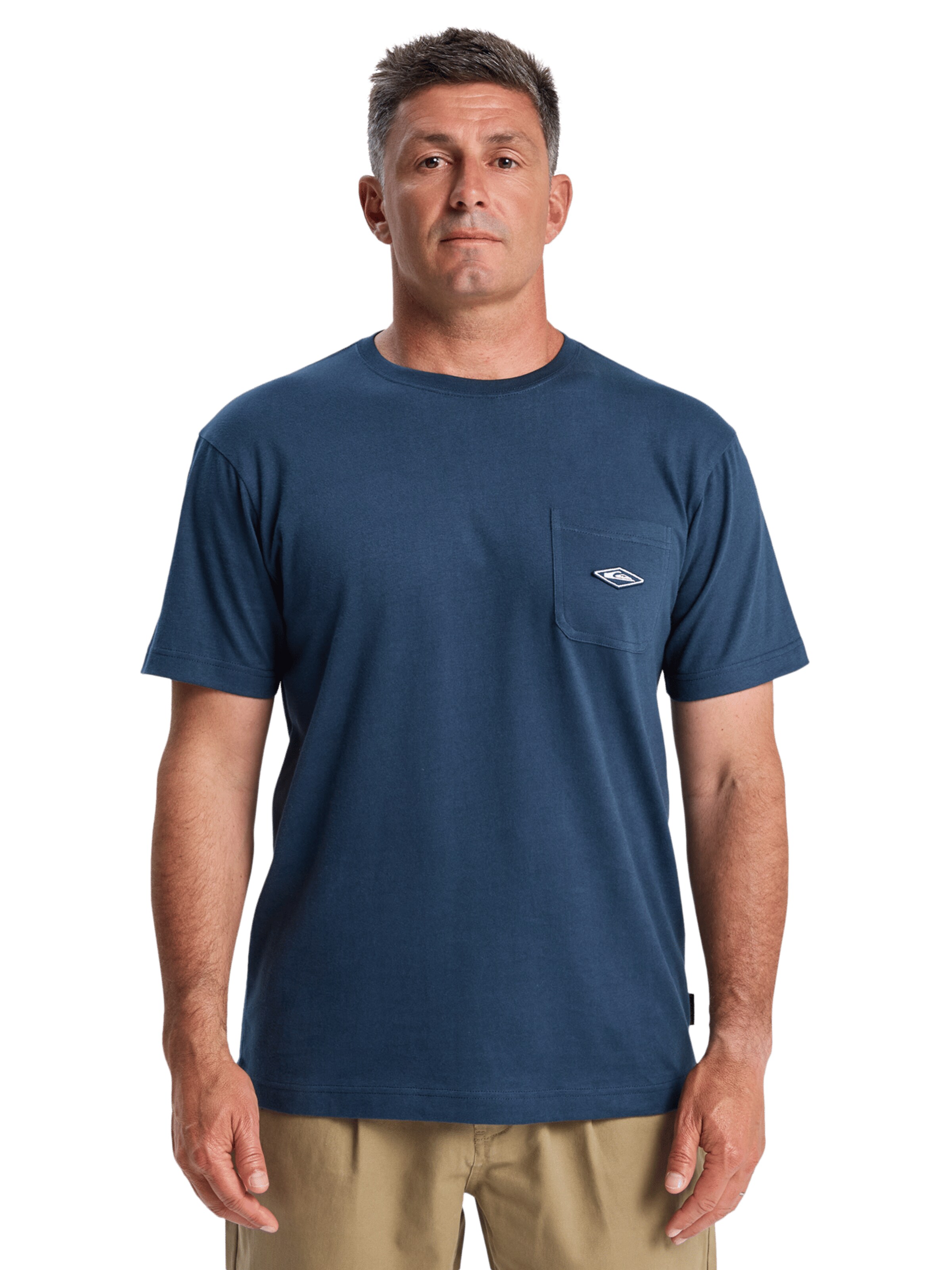 QUIKSILVER Shirt 'Diamond Pocket' in Blue: front