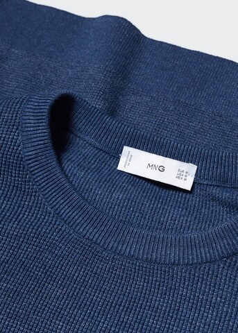 MANGO MAN Pullover 'Antigua' in Blau