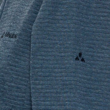 VAUDE Athletic Fleece Jacket 'Fano' in Blue