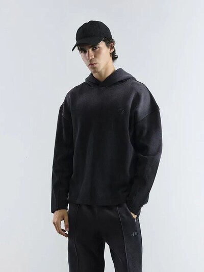 Giesto Sweatshirt in S in de kleur Antraciet / Zwart, Productweergave
