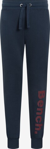 BENCH Tapered Pants 'Stanley' in Blue: front