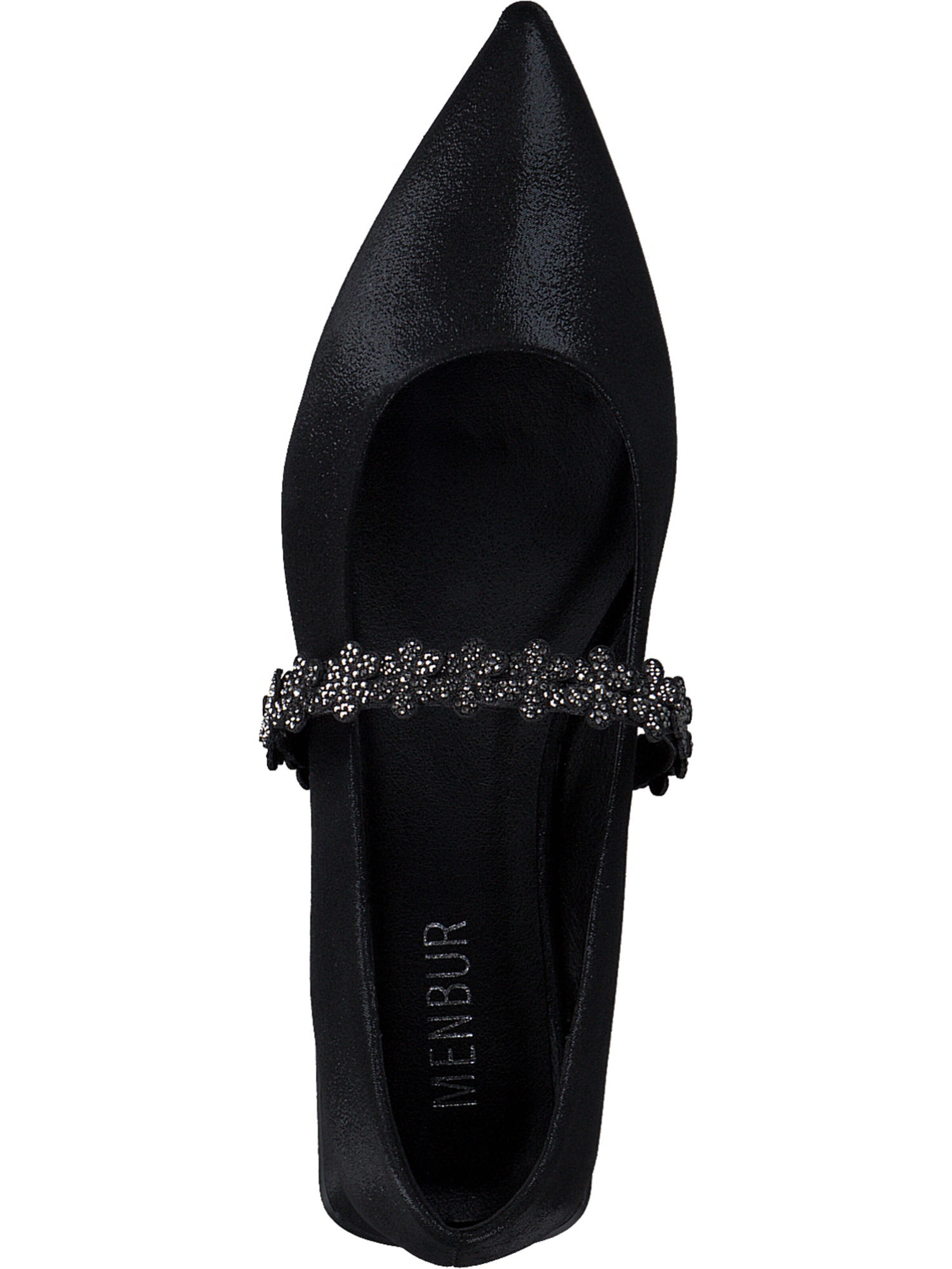 MENBUR Ballet Flats '25790-01' in Black