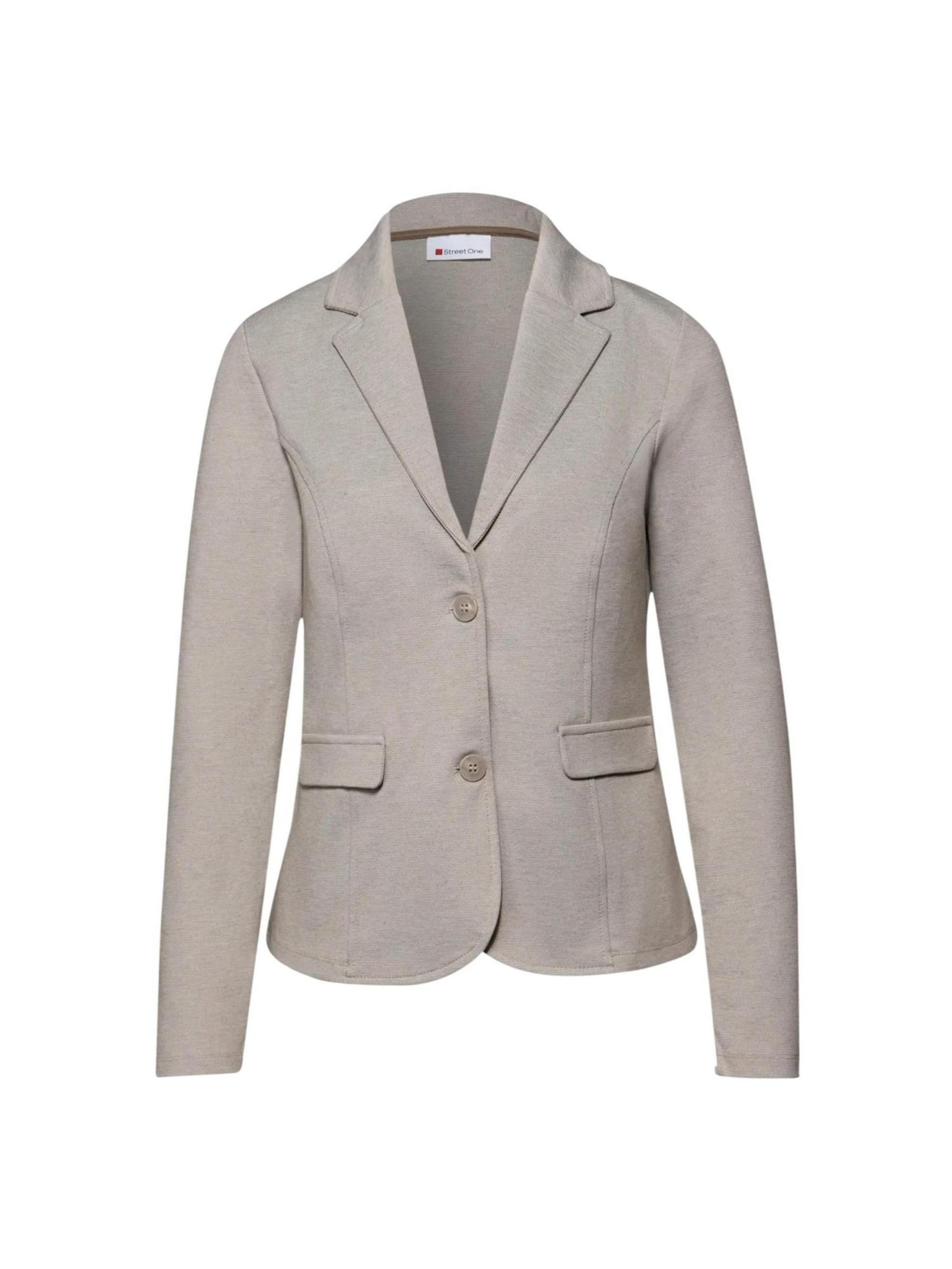 Blazer 'QR Basic Blazer 212949' di STREET ONE in beige