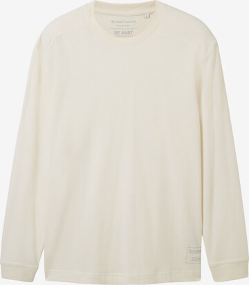 T-Shirt TOM TAILOR en beige : devant