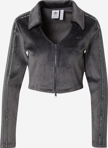 ADIDAS ORIGINALS Sweatjacke in Grau: Vorderseite