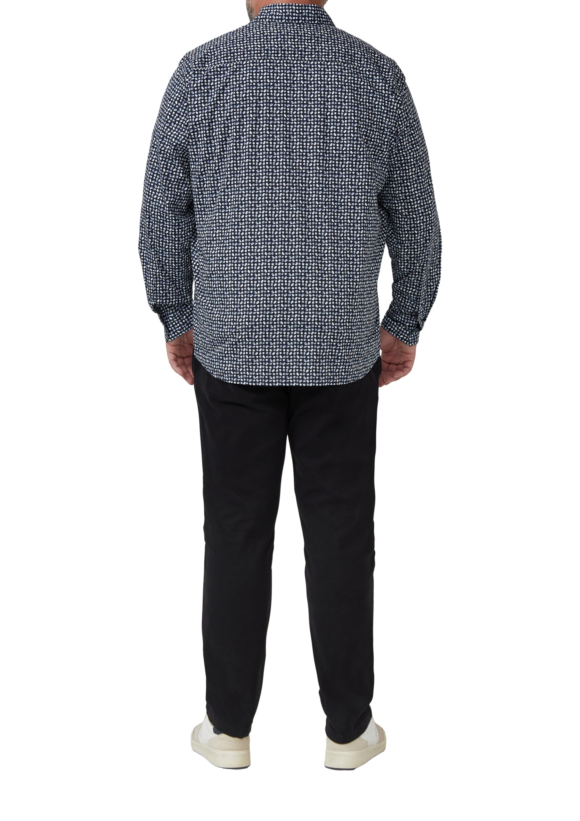 Coupe slim Chemise s.Oliver Men Big Sizes en bleu