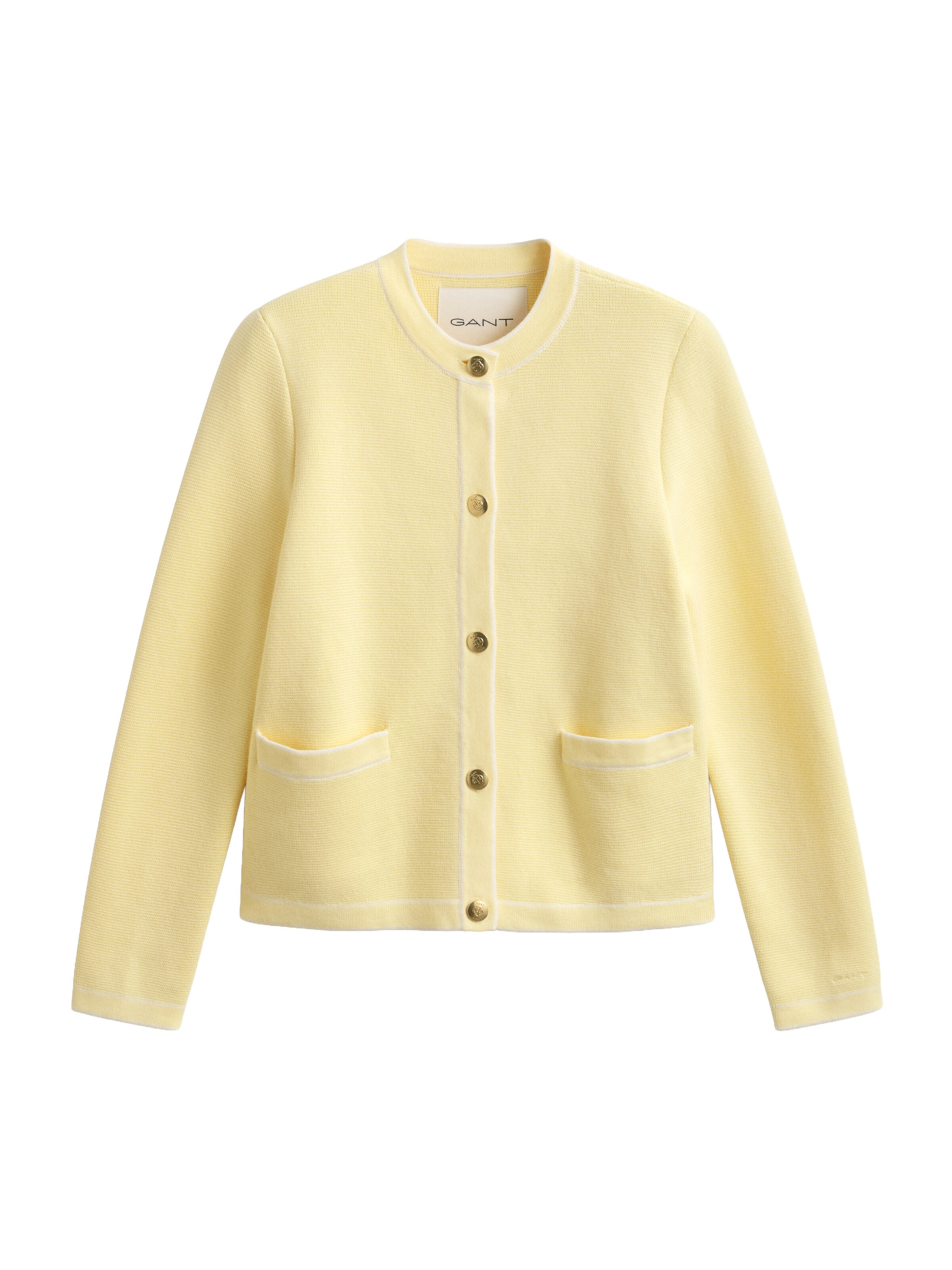 GANT Kampsun, värv kollane: eest vaates