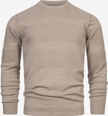 Kronstadt Sweater 'Hannes' in Beige: front