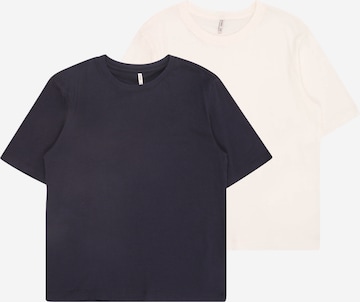 Maglietta 'KOGREX' di ONLY GIRLS in beige: frontale