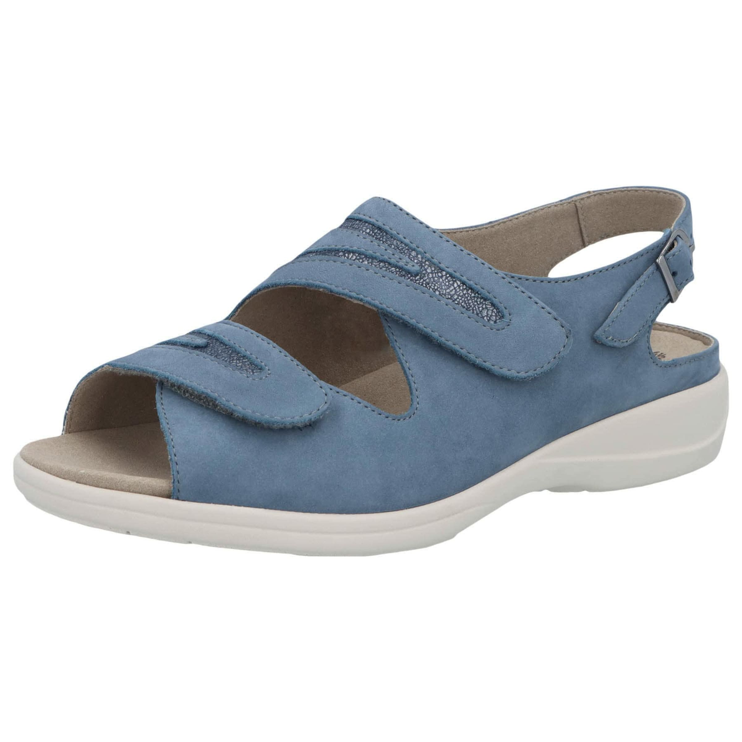 SOLIDUS Sandale in Blau: Vorderseite