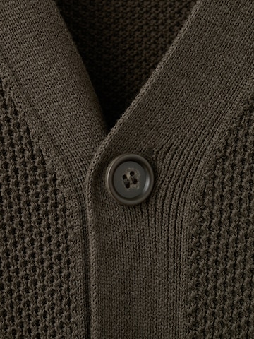 MANGO MAN Cardigan 'Salsa' i brun