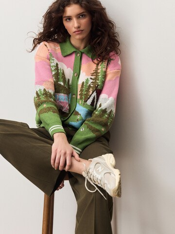 Cardigan Next en vert