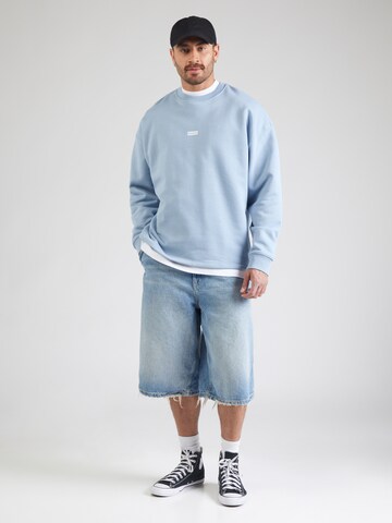 HUGO Sweatshirt 'Naviu' in Blau