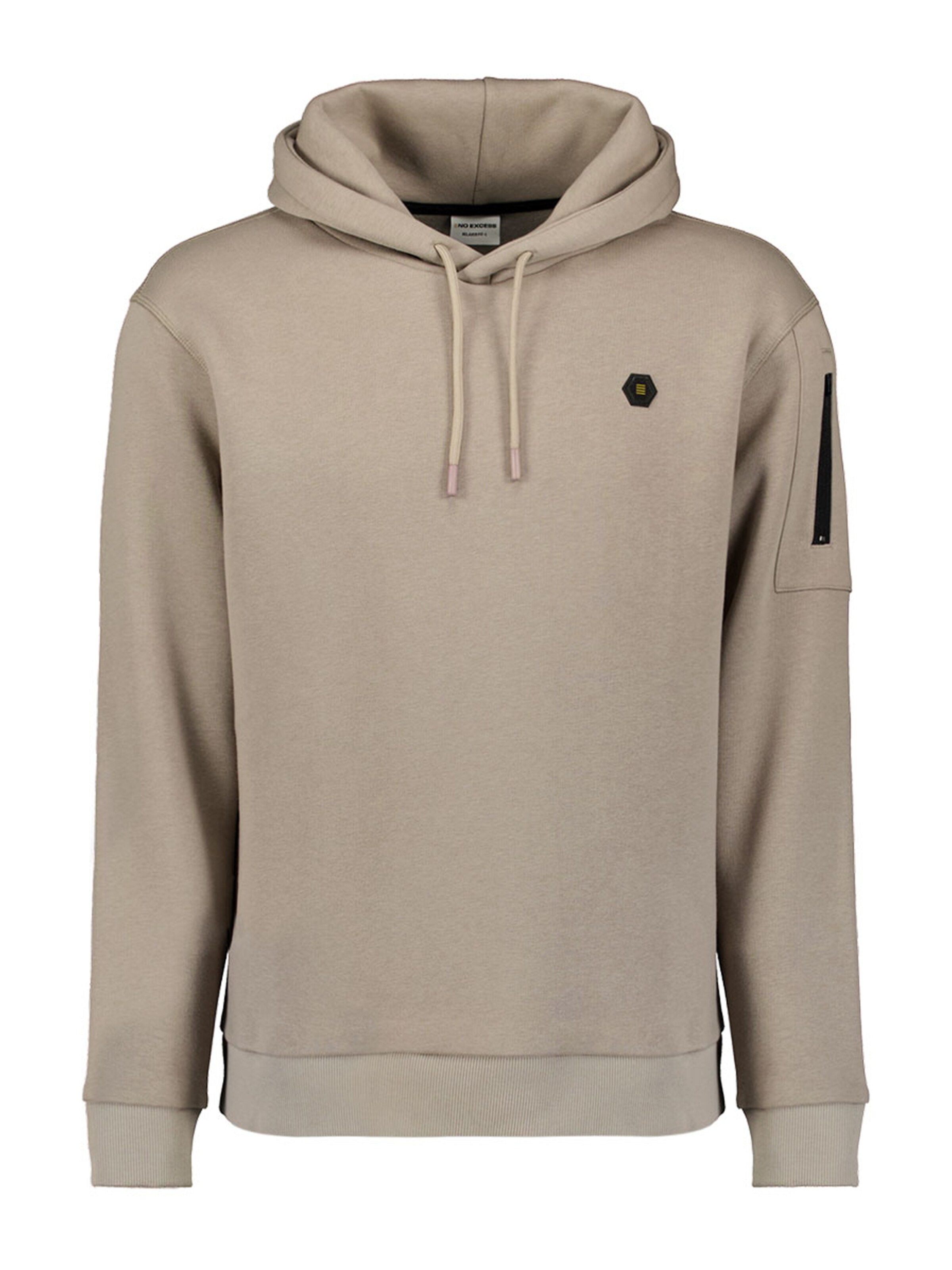 No Excess Sweatshirt in Beige: voorkant