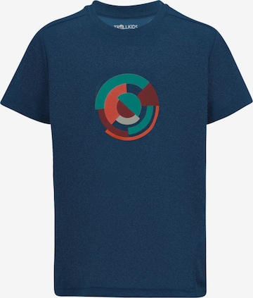 TROLLKIDS Performance Shirt in Blue: front