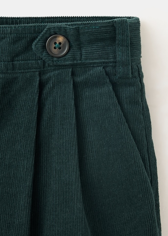 MANGO KIDS Wide leg Trousers 'SLOPE' in Green