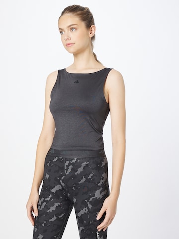 ADIDAS PERFORMANCE Sporttop 'Studio ' in Schwarz: Vorderseite