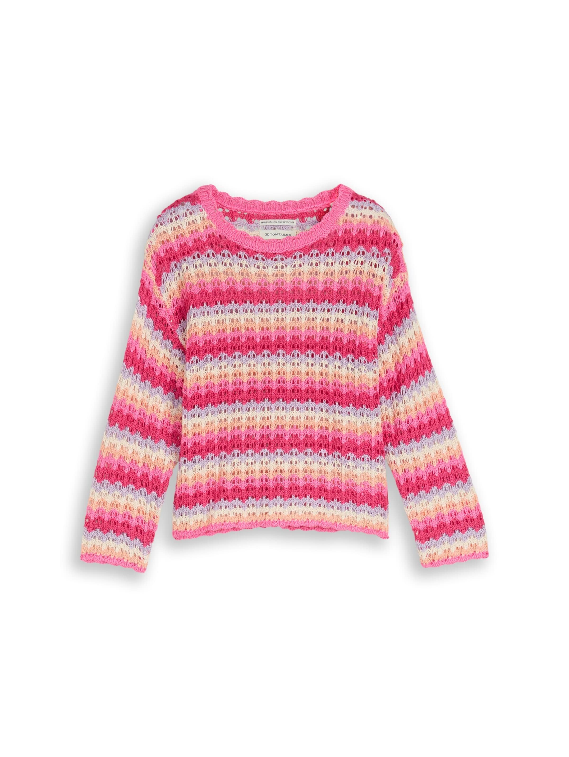TOM TAILOR Sweater in Pink: front