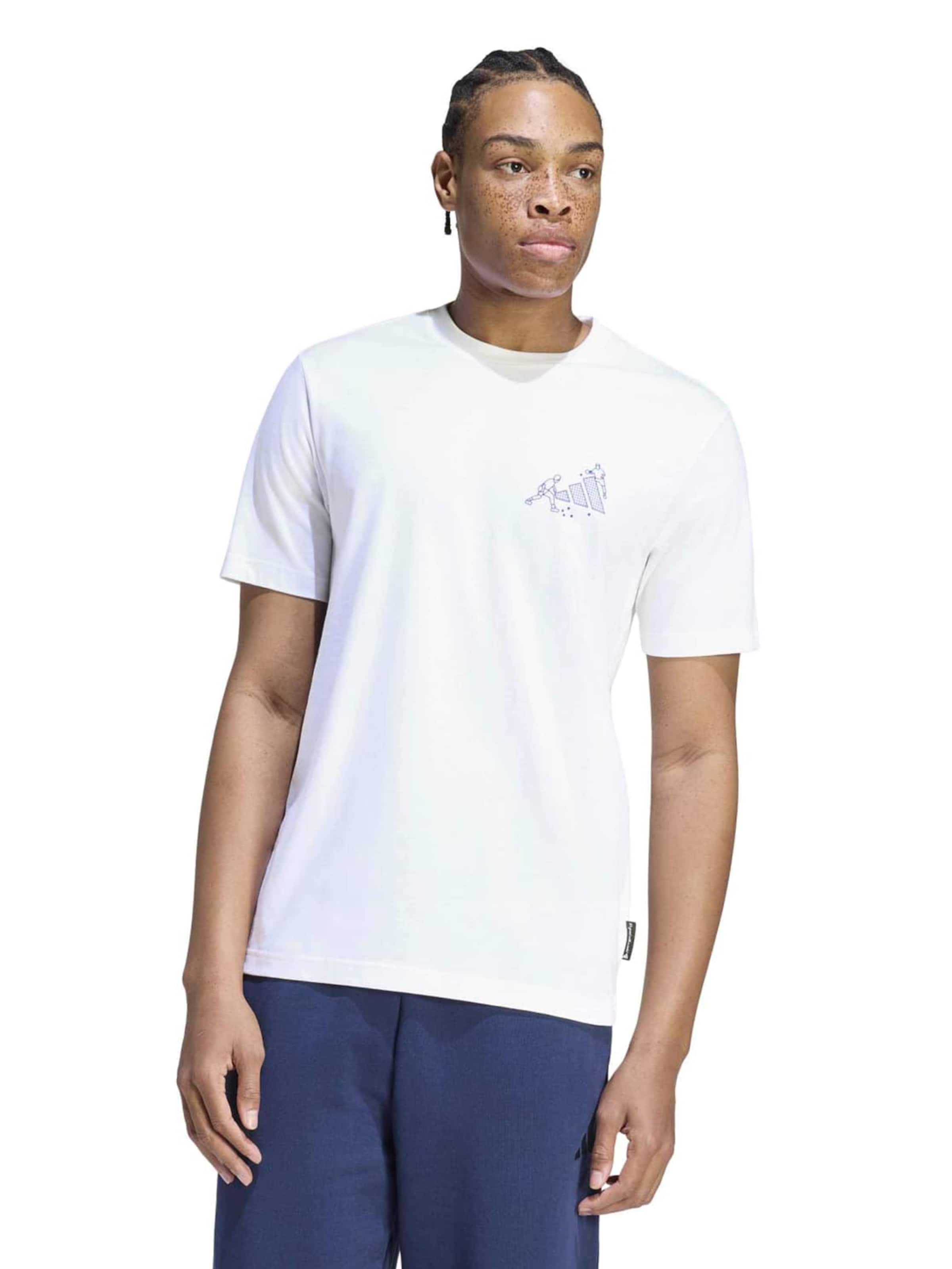 balta ADIDAS SPORTSWEAR Sportiniai marškinėliai 'NOV PONG'