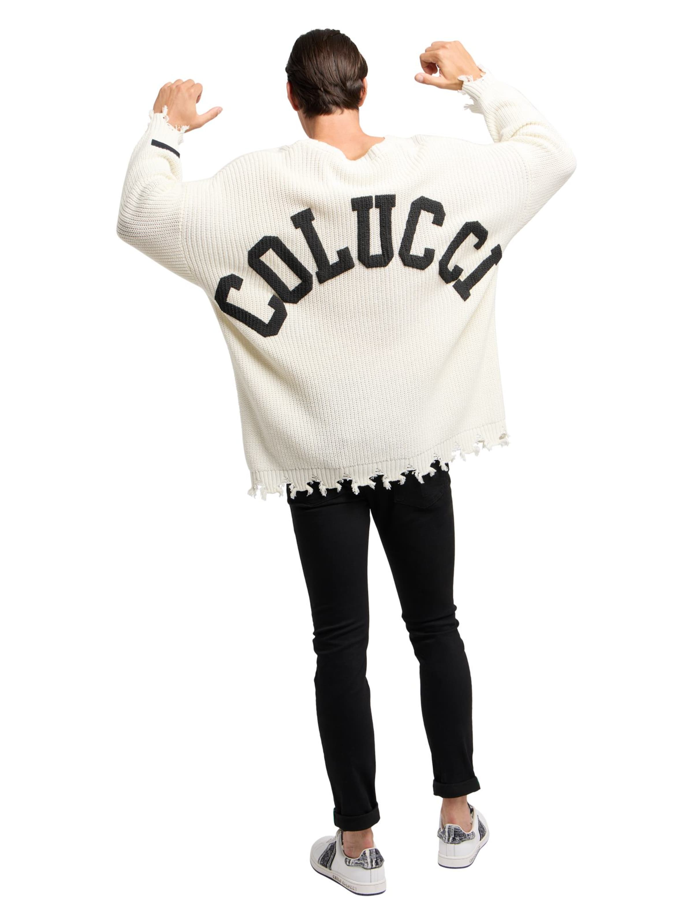 Carlo Colucci Pullover ' Di Valerio ' in Weiß