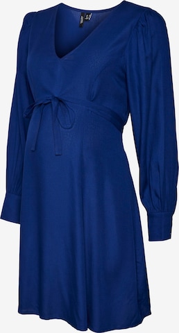 Vero Moda Maternity Dress in Blue: front