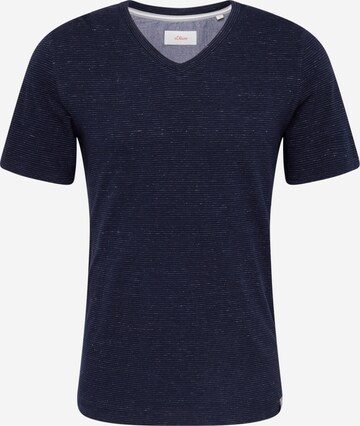 T-Shirt s.Oliver en bleu : devant