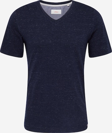 s.Oliver Shirt in Blauw: voorkant