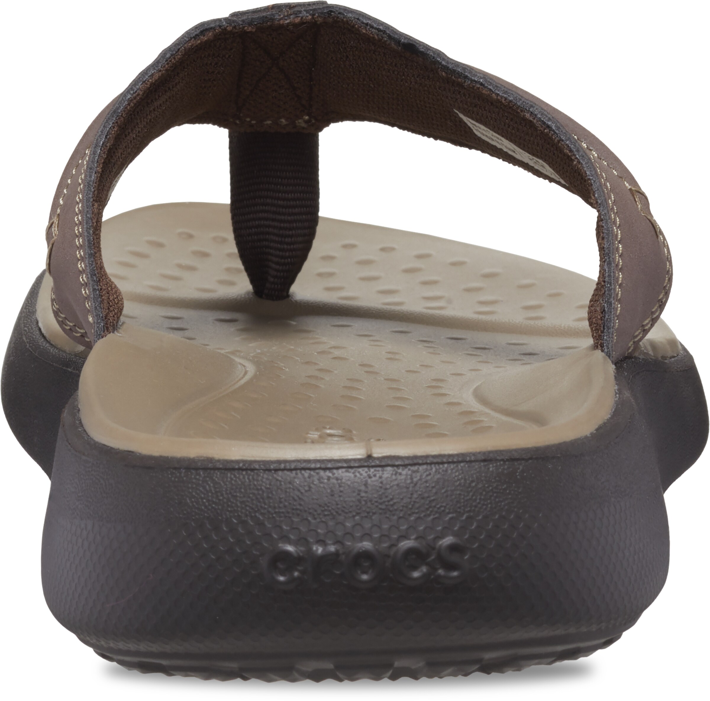 Crocs T-Bar Sandals in Brown