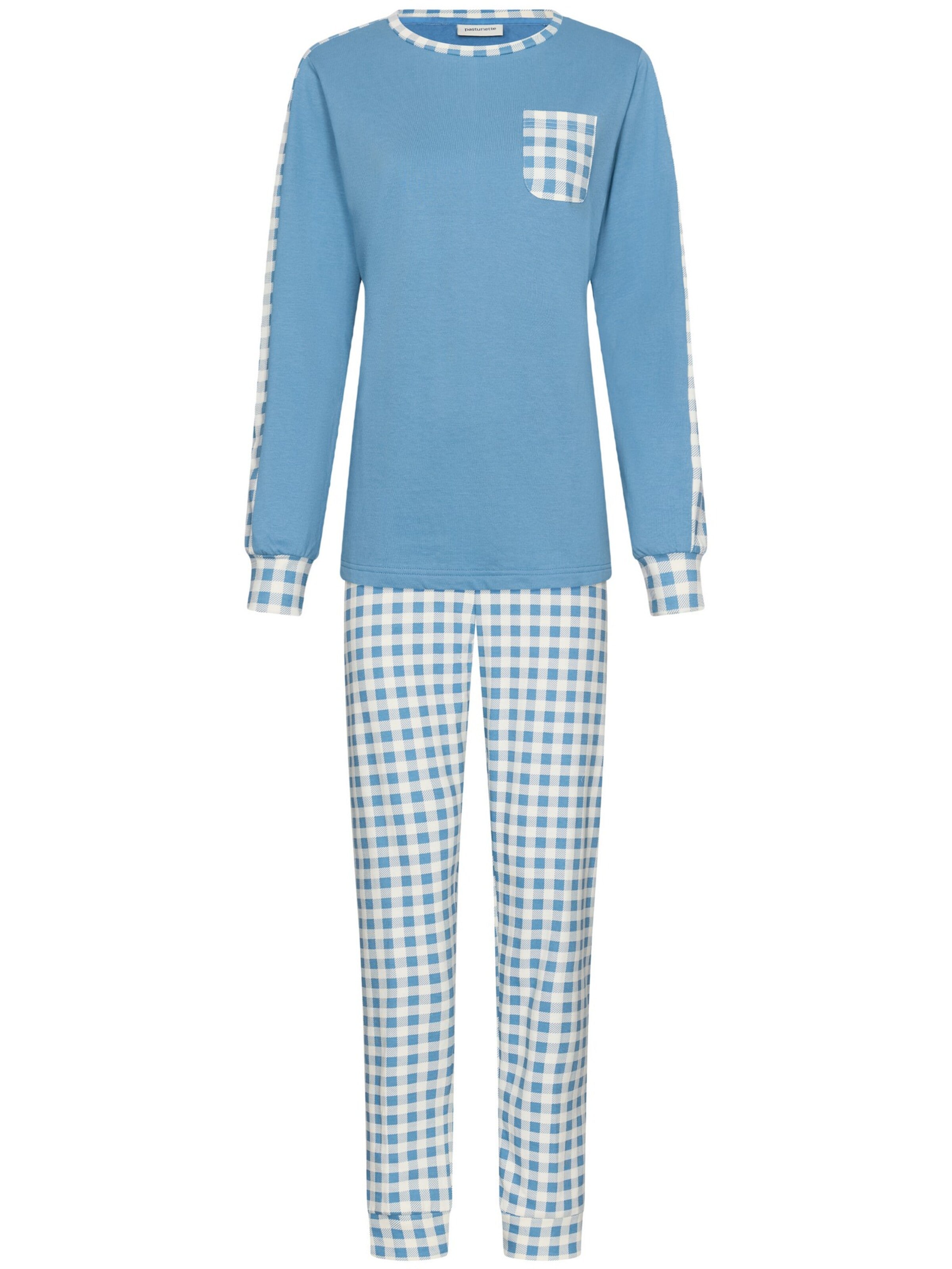 Pastunette Pyjama‌‌ in Blau: Vorderseite
