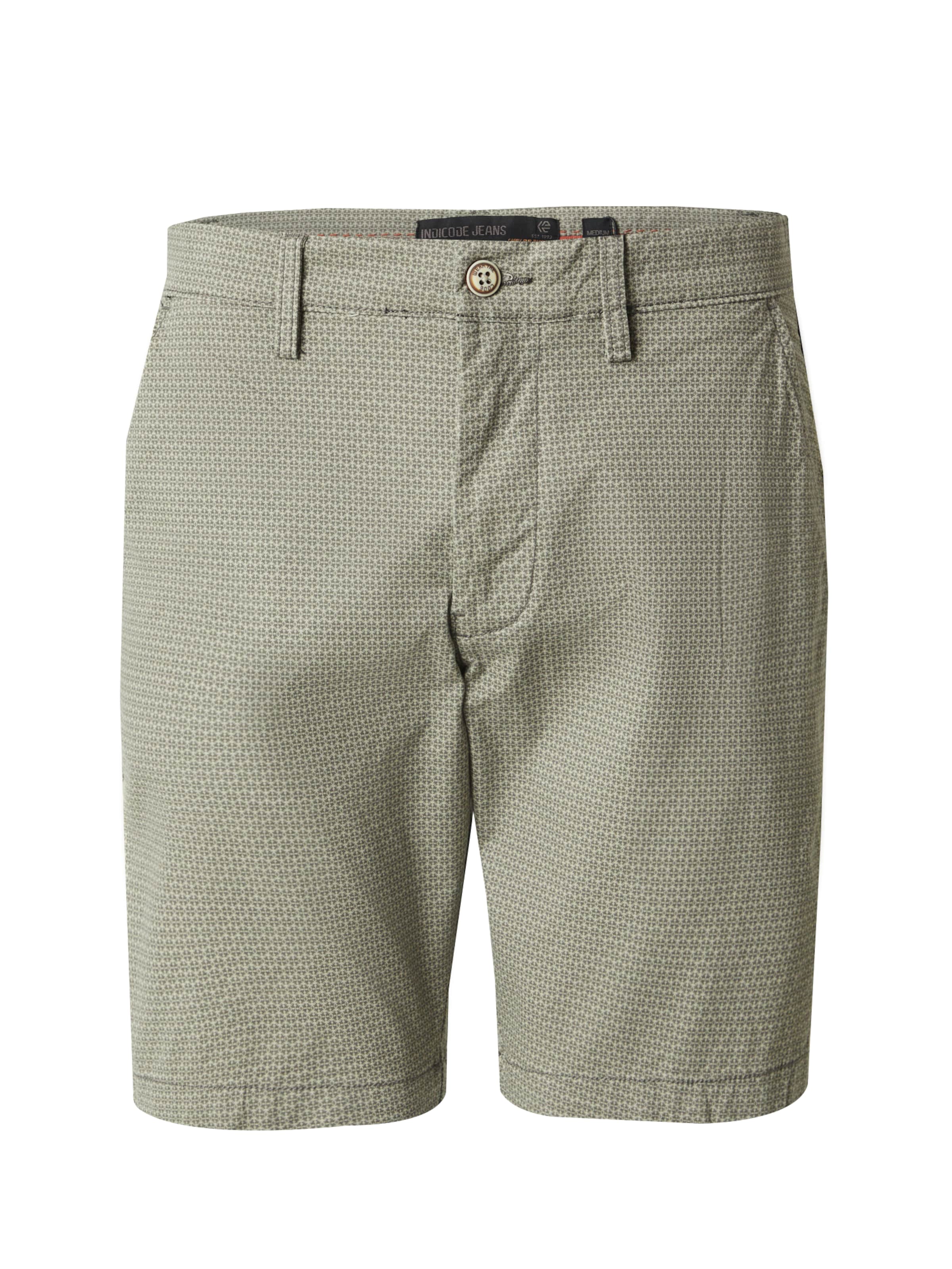 INDICODE JEANS Regular Chino Pants 'Lubin' in Grey: front