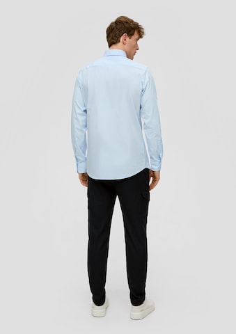 s.Oliver BLACK LABEL Slim Fit Skjorte i blå