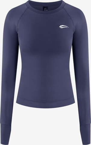 Smilodox Performance Shirt 'Advanced Breath' in Blue: front