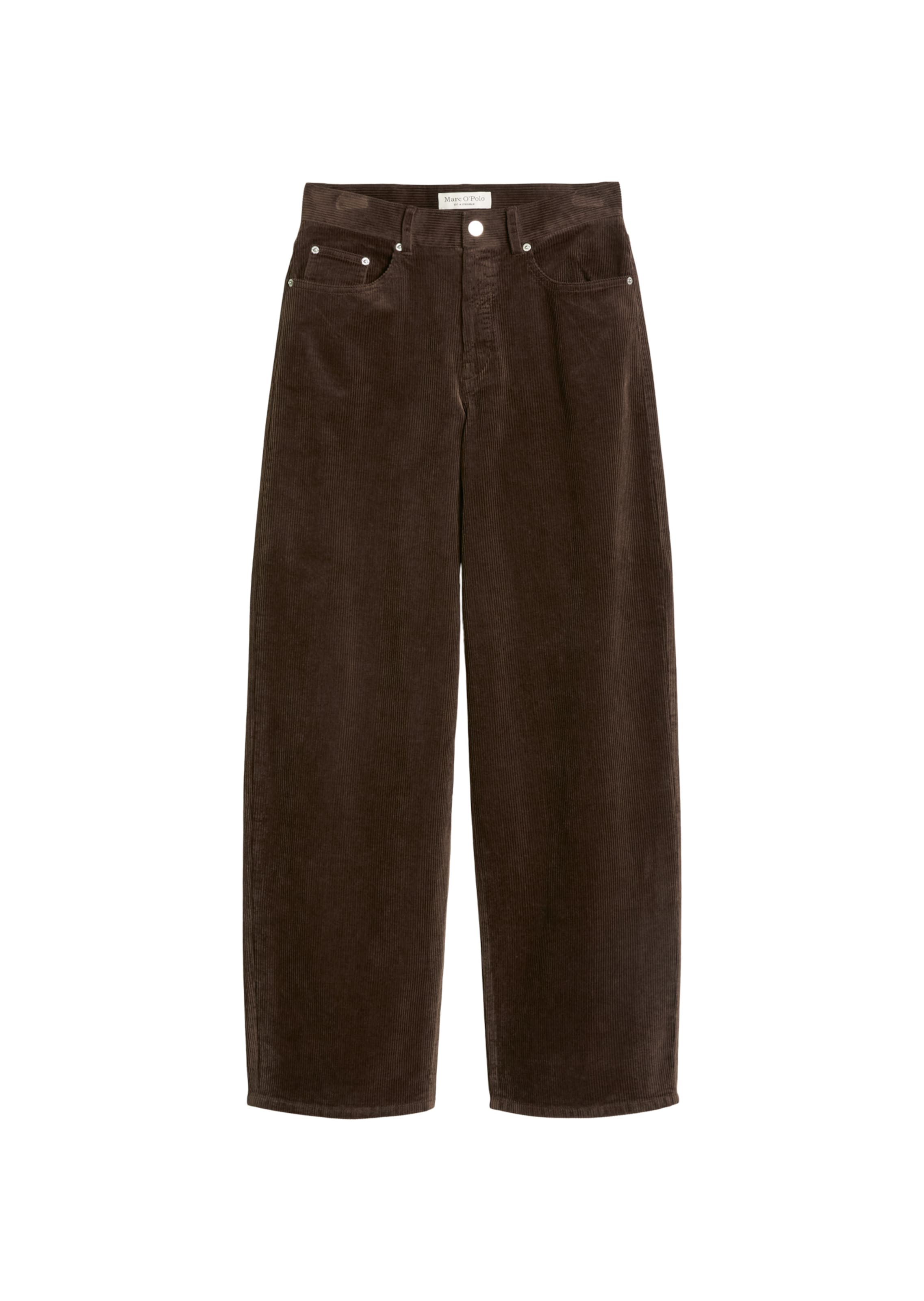 Marc O'Polo Loosefit Hose in Braun: Vorderseite