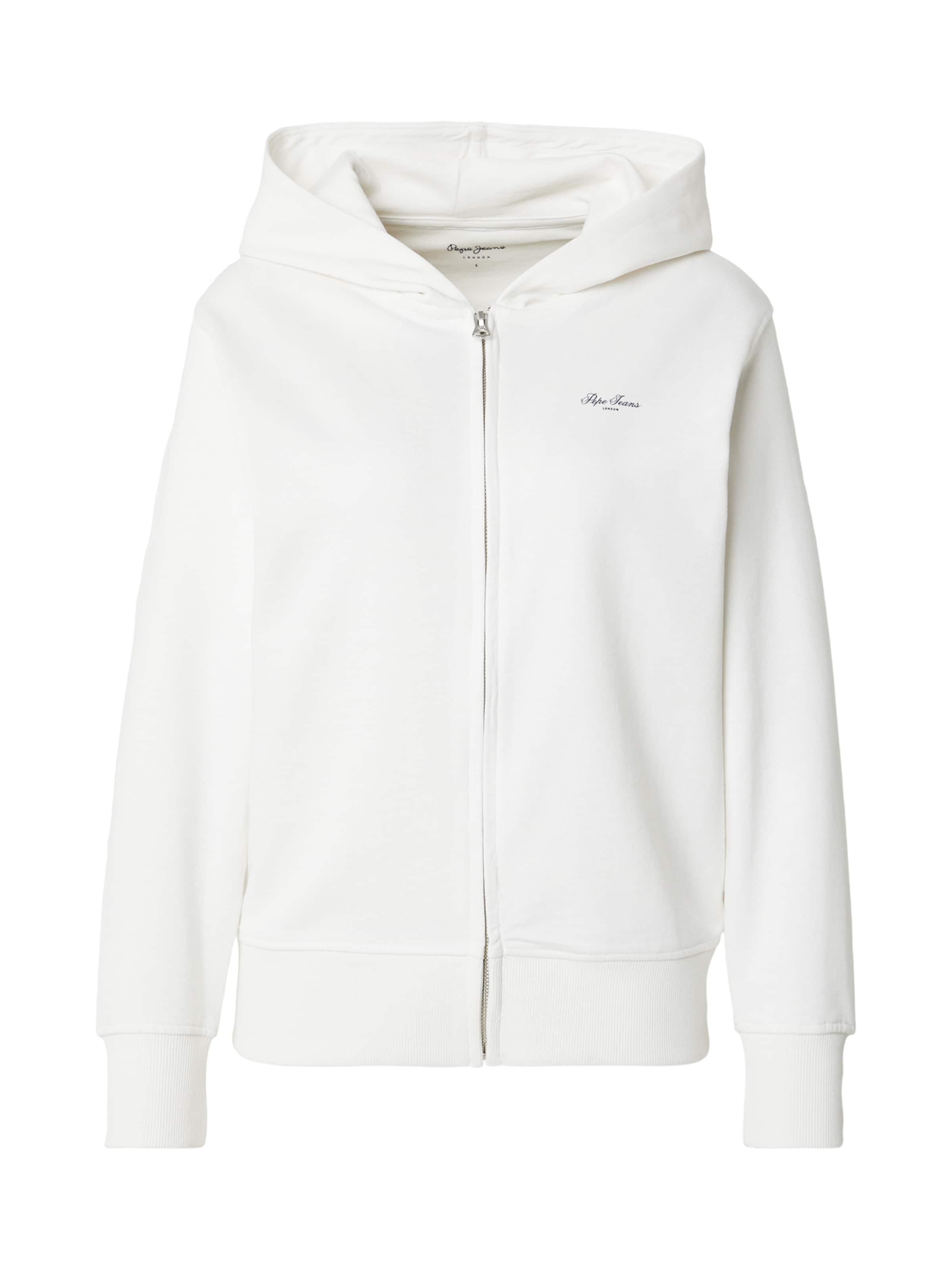 Pepe Jeans Ζακέτα φούτερ σε λευκό, Άποψη προϊόντος