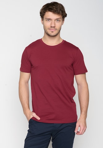 GREENBOMB Shirt in Rood: voorkant