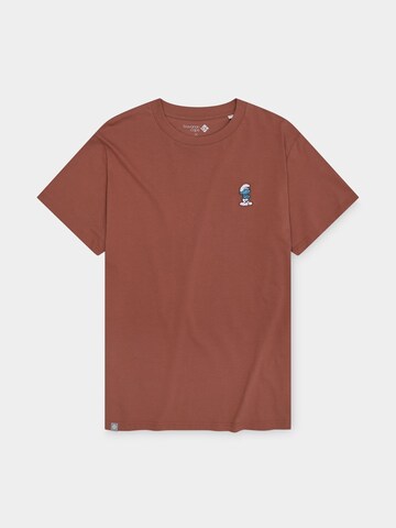 Bavarian Caps Shirt 'Grantler Klub: Muffi' in Red: front