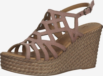 Venturini Milano Sandals in Brown: front