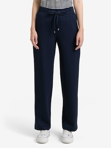 mėlyna TOM TAILOR Standartinis Kelnės: priekis