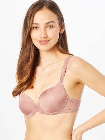 T-shirt Reggiseno 'Daily Lace' di LingaDore in rosa: frontale