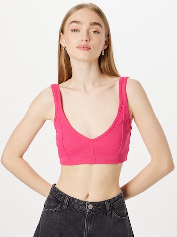 Nasty Gal Overdel i pink: forside